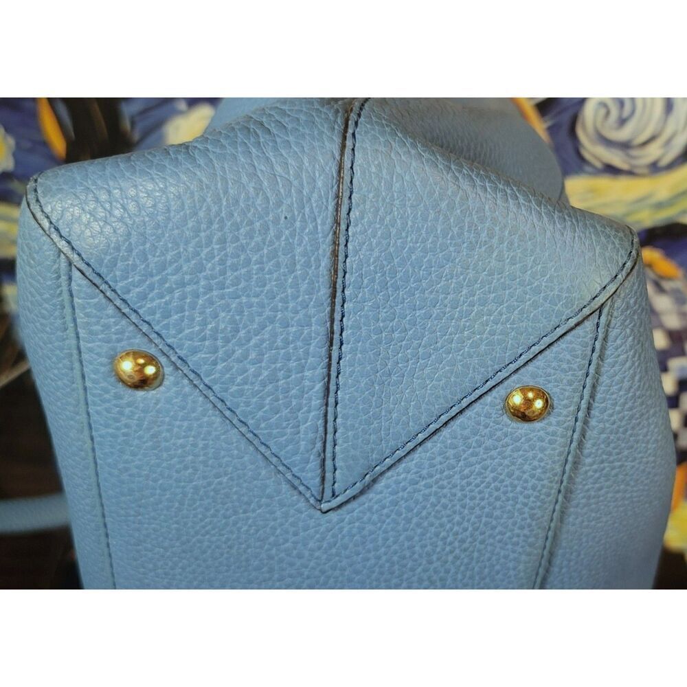 MCM - Large Pebbled Leather Shoulder Bag - Picture 7 of 14